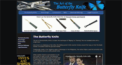 Desktop Screenshot of butterflyknifebutterflyknife.com